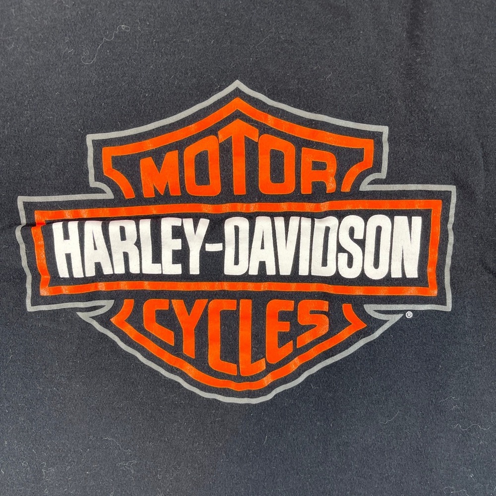 Harley Davidson Baby Blanket Toddler Orange All Over Logo‎ Print